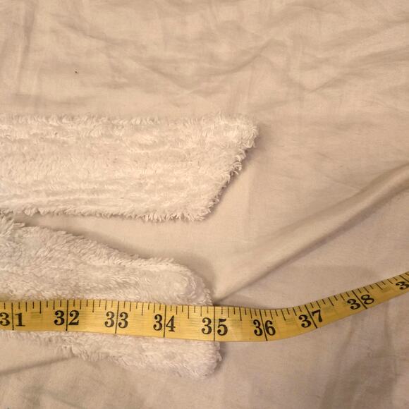 Vtg Canyon Group Bee Happy Robe Size Tag Worn M/L? White Cotton Chenille HTF - Picture 13 of 13
